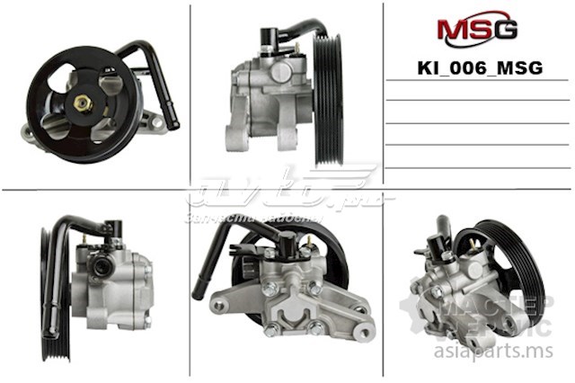 Pompa wspomagania hydraulicznego kierownicy MSG KI006 cena, od 154,33 USD