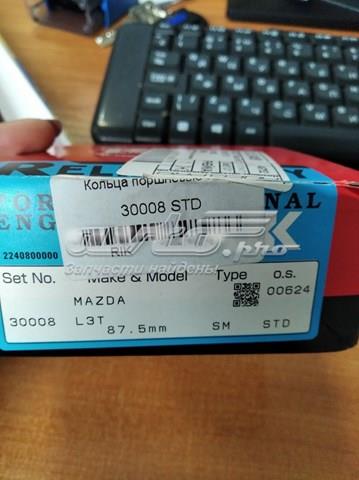 30008STD Riken Zestaw pierścieni tłokowych do silnika, STD