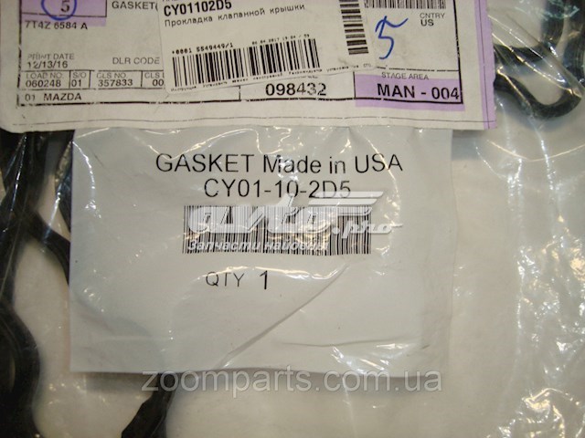 Do koszyka CY01102D5 Mazda Uszczelka pokrywy zaworowej silnika lewa