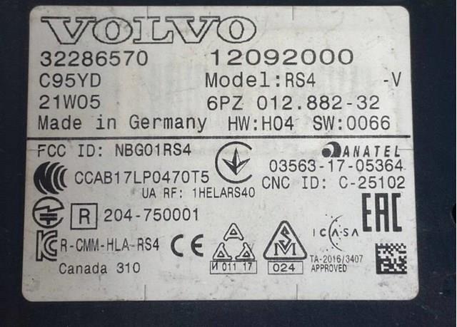 Czujnik kontroli martwej strefy tylny (martwego polam martwego punktu) Volvo 32286570 cena, od 435,86 USD