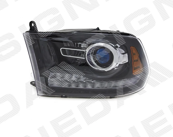 Do koszyka 209554A51A TYC Reflektor lewy
