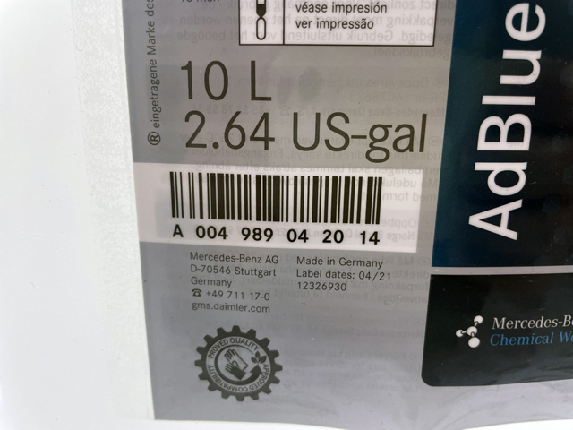 A004989042014 Mercedes Środek do neutralizacji spalin, mocznik