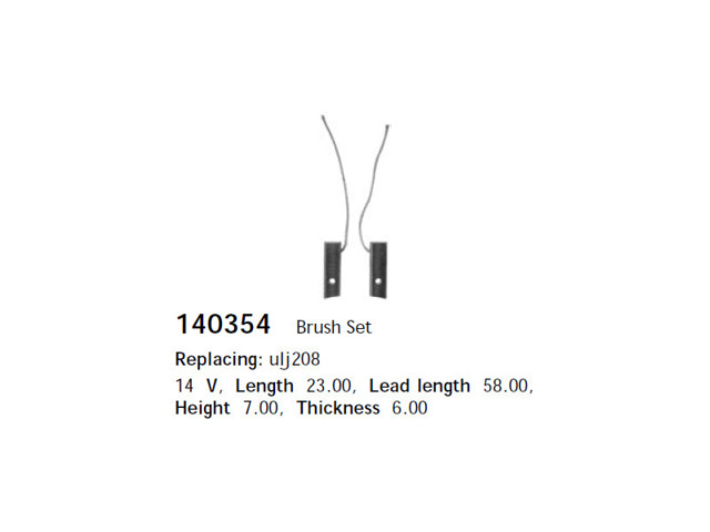 Do koszyka 140354 Cargo Szczotka alternatora