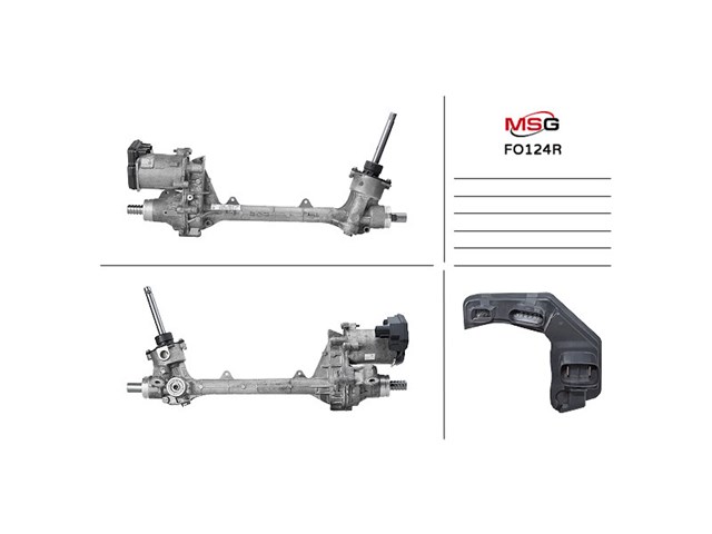 Listwa kierownicza (maglownica) MSG FO424NL00R cena, od 298,03 USD