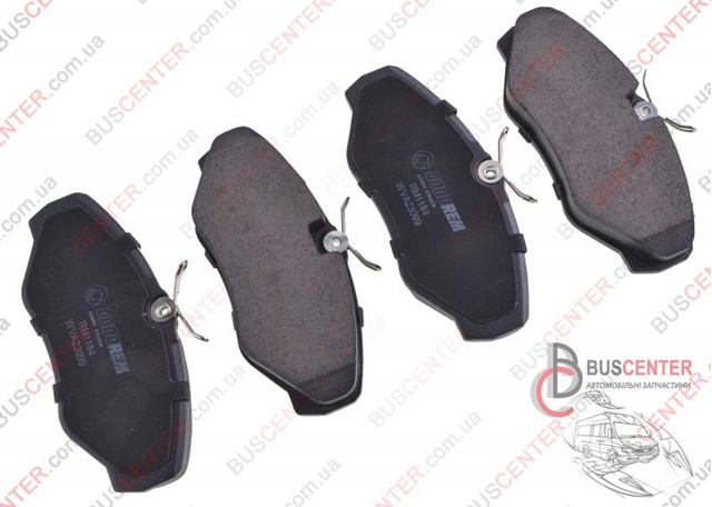 RM1184 Goodrem Klocki hamulcowe przednie tarczowe