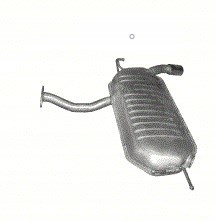 Tłumik, tylna część Edex ED47154