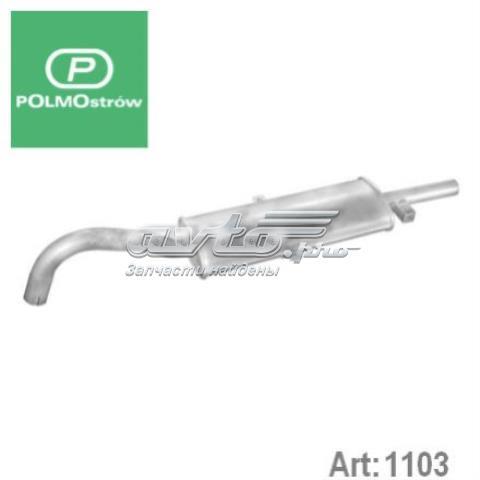 Tłumik, tylna część 02190101103 4max