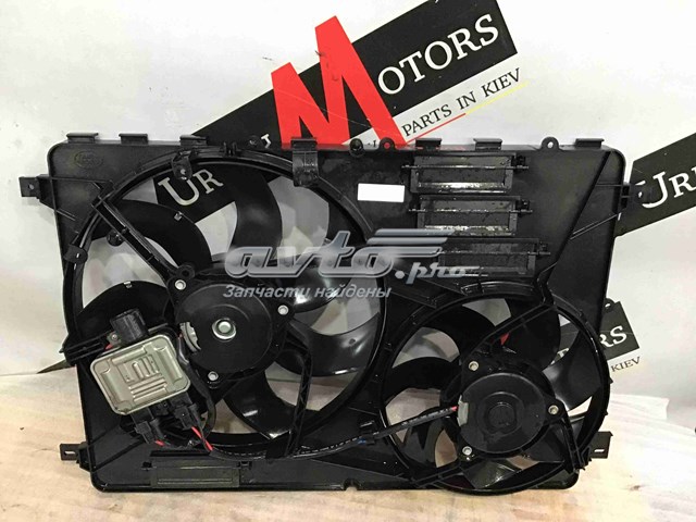 Dyfuzor chłodnicy, w komplecie z silnikiem i wirnikiem LR045248 Land Rover