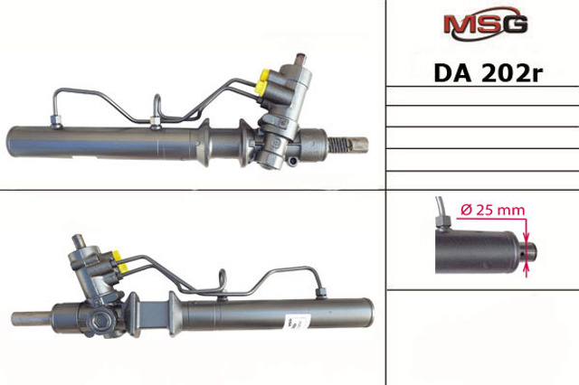 Do koszyka DA202R MSG Rebuilding Listwa kierownicza (maglownica)