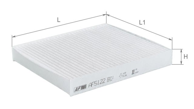 Filtr kabiny Alpha Filter AF5122 cena, od 9,08 USD