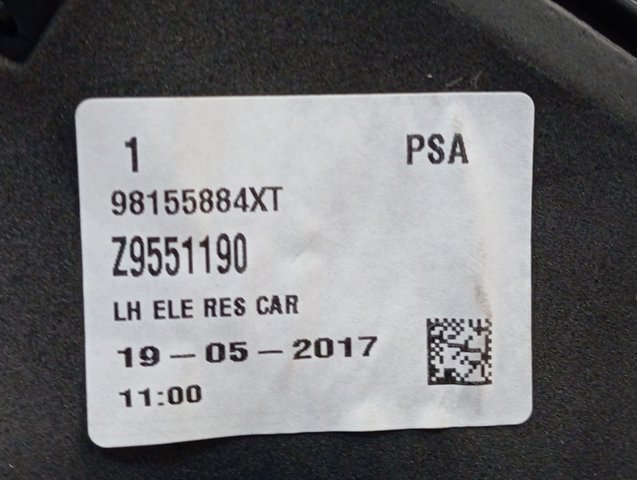 Do koszyka 98155884XT Peugeot/Citroen Lusterko wsteczne lewe