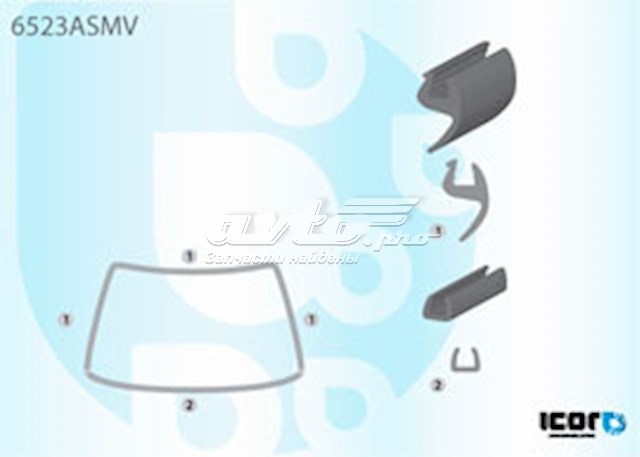 Uszczelka szyby przedniej Peugeot Boxer II awangarda (244) (2002 - 2005) cena, od 44,54 USD