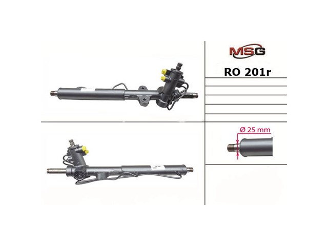 Listwa kierownicza (maglownica) MSG TY209 cena, od 288,66 USD