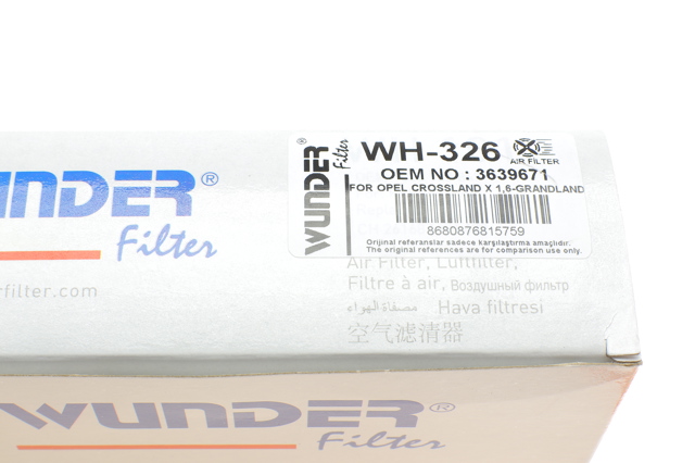 Filtr powietrza WH326 Wunder