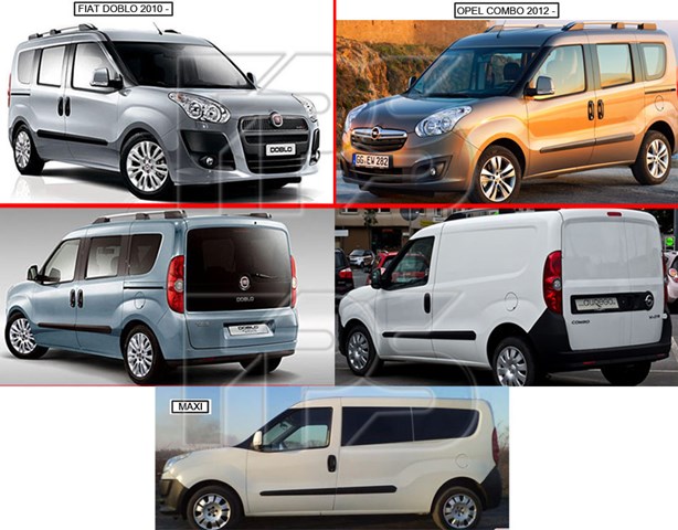 Do koszyka Wzmocnienie zderzaka tylnego Fiat Doblo II 263