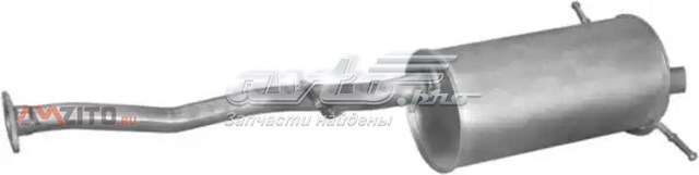 Tłumik, tylna część do Subaru Legacy II BD, BG