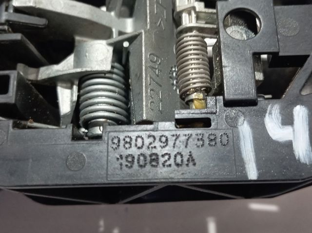 Do koszyka 980297831T Peugeot/Citroen Klamka drzwi tylnych zewnętrzna lewa
