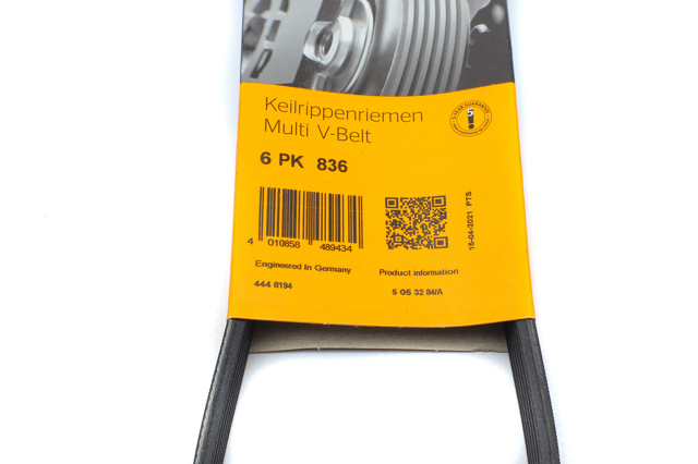 Pas napędowy mechanizmów Continental/Siemens 6PK836