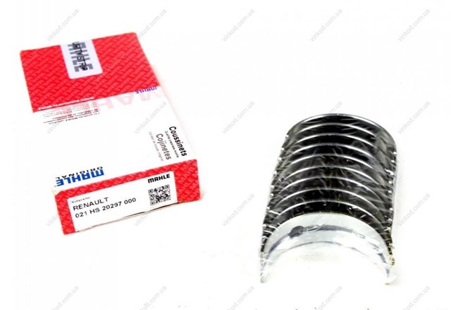 Panewki główne wału korbowego, zestaw, standardowe (STD) Mahle Original 021HS20297000