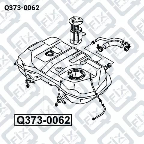 Q3730062 Q-fix Zbiornik paliwa