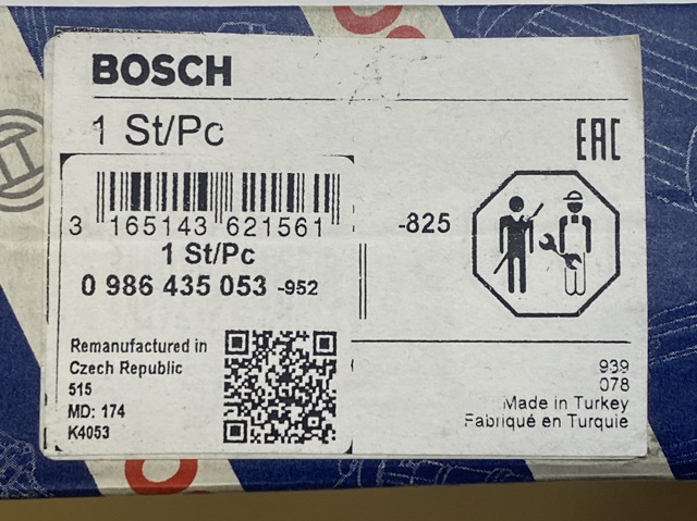 Do koszyka 0445110181 Bosch Wtryskiwacz paliwa