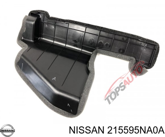 Kierownica powietrza (deflektor) chodnicy lewa Nissan/Infiniti 215595NA0A