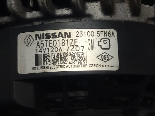Do koszyka 231005FN6A Nissan/Infiniti Alternator