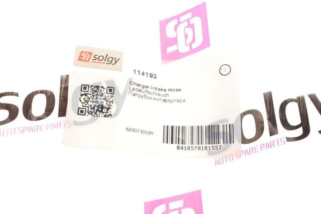 Przewód (króciec) intercoolera Solgy 114193 cena, od 53,43 USD