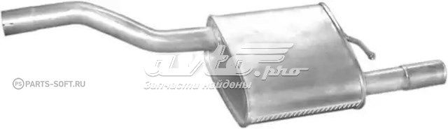 Tłumik, tylna część Polmostrow 08389 cena, od 82,96 USD