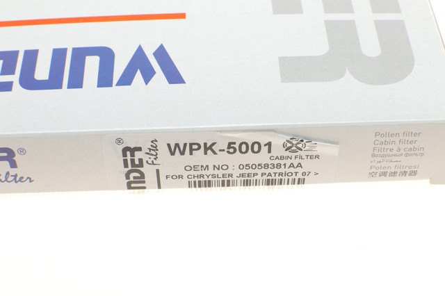 WPK5001 Wunder Filtr kabiny