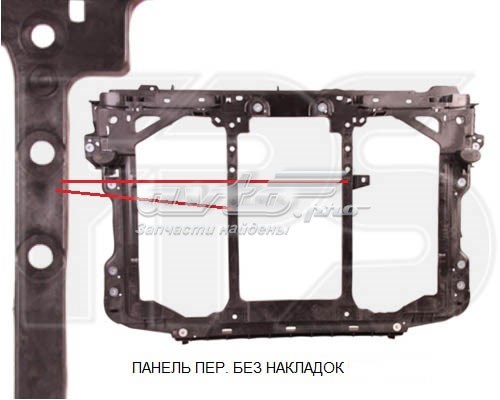 FP4421200 FPS Osłona chłodnicy pionowa (panel mocowania reflektorów)