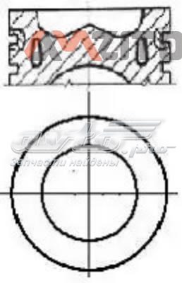 Do koszyka 40558620 Teikin Tłok, komplet na 1 cylinder, 2. naprawa (+0,50)