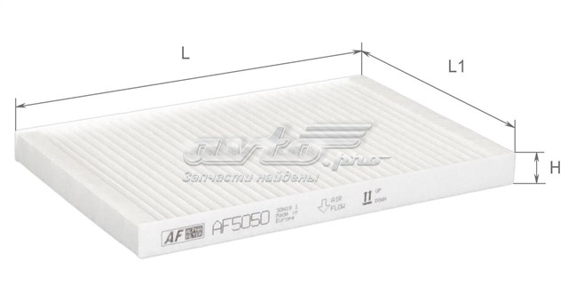 Do koszyka AF5050 Alpha Filter Filtr kabiny