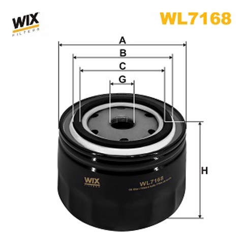 Filtr oleju WIX WL716812 cena, od 7,42 USD