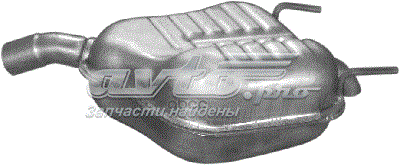 Tłumik, tylna część Opel Vectra C