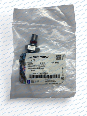 Czujnik temperatury płynu chłodzącego General Motors 96279857 cena, od 9,54 USD