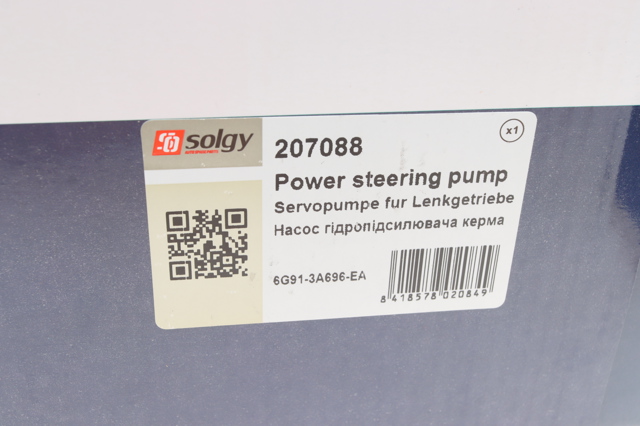 Pompa wspomagania hydraulicznego kierownicy Solgy 207088