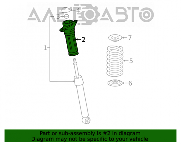 Poduszka amortyzatora tylnego Toyota 4875033170 cena, od 19,67 USD