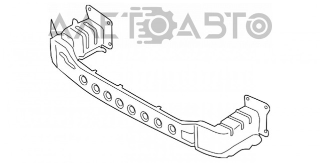 Wzmocnienie zderzaka przedniego AND 30807434 cena, od 131,38 USD