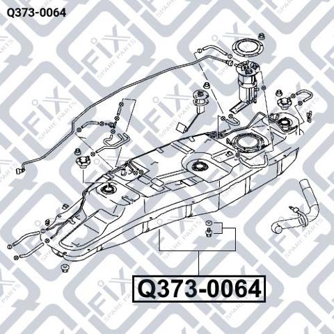 Do koszyka Q3730064 Q-fix Zbiornik paliwa