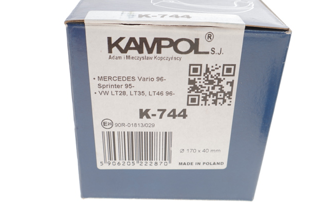 Klocki hamulca ręcznego Kampol K744 cena, od 27,45 USD