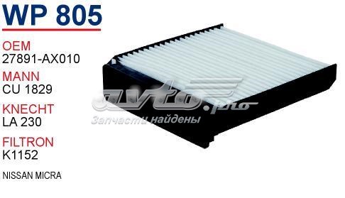 Filtr kabiny Wunder WP805 cena, od 7,60 USD