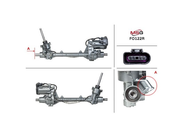 Listwa kierownicza (maglownica) Ford Mondeo V sedana (CD) (2014 - 2022) cena, od 668,95 USD