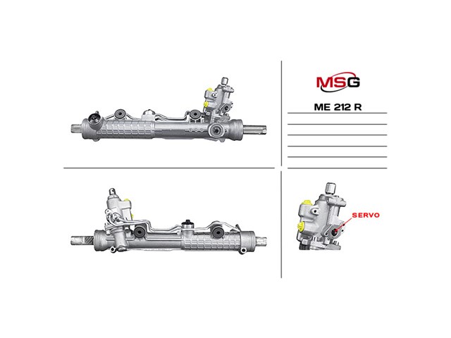 Listwa kierownicza (maglownica) MSG Rebuilding ME212R