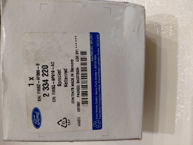 Koło zębate walcowe pompy wtryskowej Ford 2334220 cena, od 67,86 USD