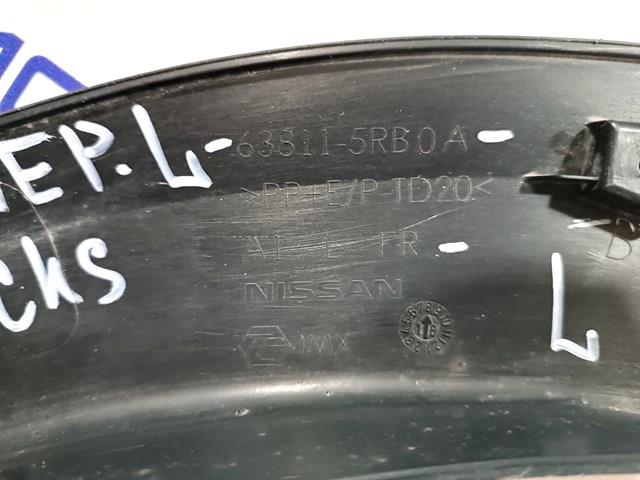 Poszerzenie (nakładka) reperaturki błotnika przedniego lewy Nissan/Infiniti 638115RB0A