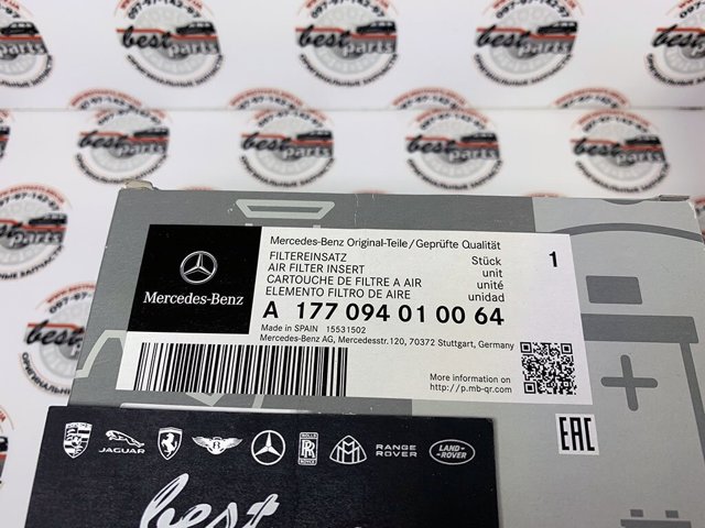 Do koszyka A177094010064 Mercedes Filtr powietrza