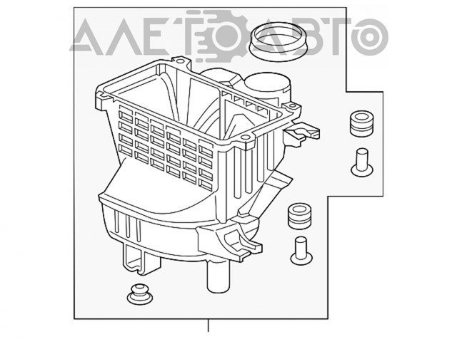 172015AAA00 Honda Obudowa filtra powietrza dolna część