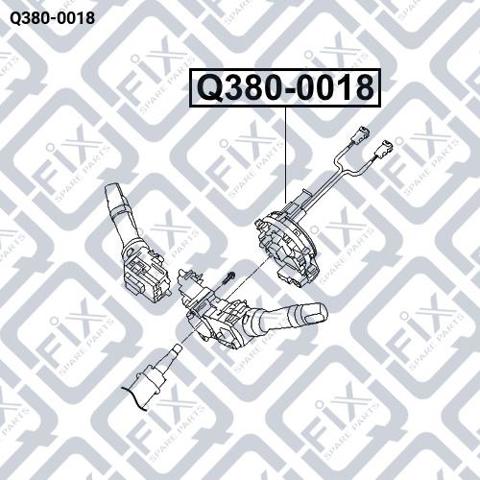 Pierścień kontaktowy AIRBAG, taśma kierownicy Q-fix Q3800018