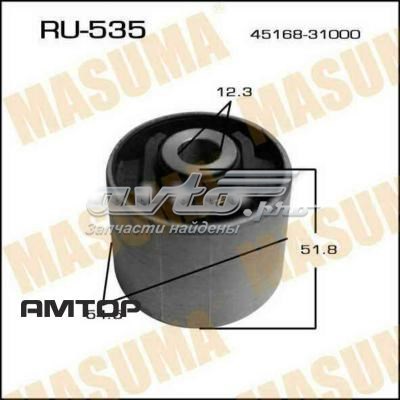 Silentblock tylnego wahacza poprzecznego Masuma RU535 cena, od 14,25 USD